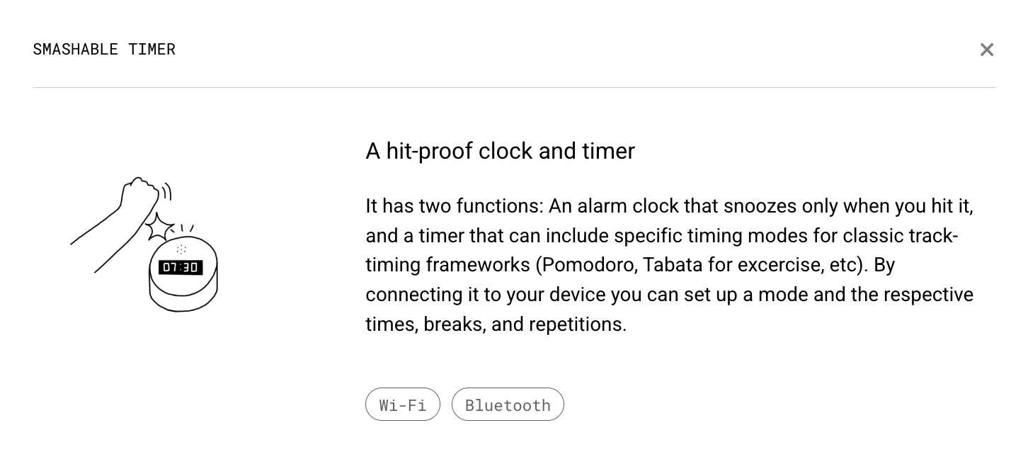 smashable timer